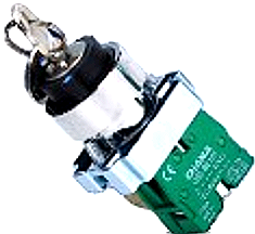 3 Pos Maintained Key Operated Selector Switch