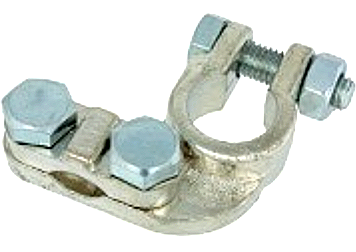 Heavy Duty Brass Negative & Positive Battery Terminals