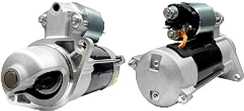 Kubota 12V 1.0KW 9 Tooth Starter